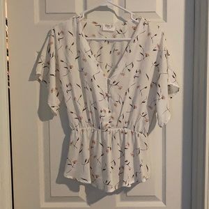 Sienna Sky Floral Peplum Blouse